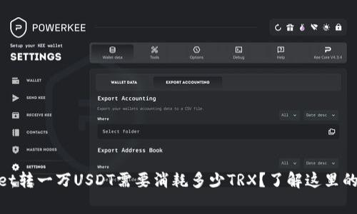 使用tpWallet转一万USDT需要消耗多少TRX？了解这里的费用与步骤