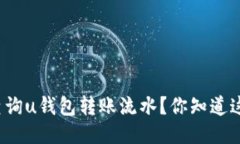 如何轻松查询u钱包转账流