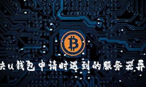 如何解决u钱包申请时遇到的服务器异常问题？