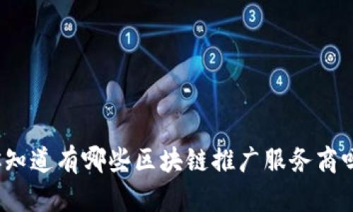 你知道有哪些区块链推广服务商吗？